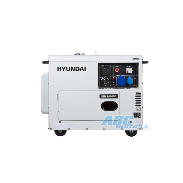 Дизельний генератор Hyundai DHY 6000SE