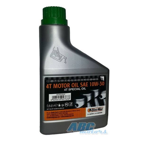 Масло моторное 4T Oleo-Mac SAE 10w30 (0,6 литра)