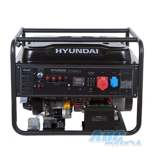 Бензиновый генератор Hyundai HY 12500LE-3