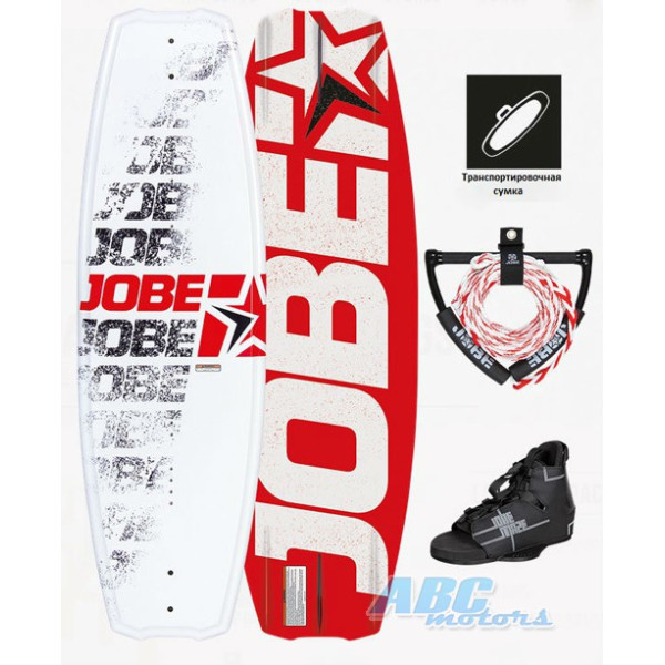 Вейкборд Jobe Logo 138 + Кріплення + Фал з рукояткою + Чохол