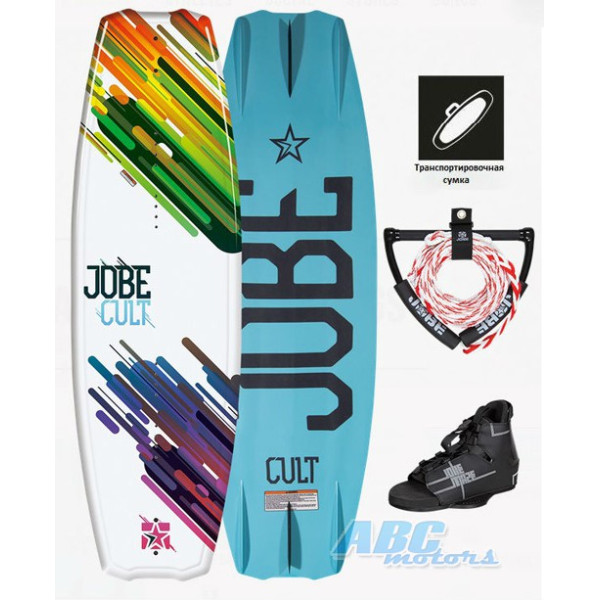 Вейкборд Jobe Cult 138 + Крепления + Фал с рукояткой + Чехол