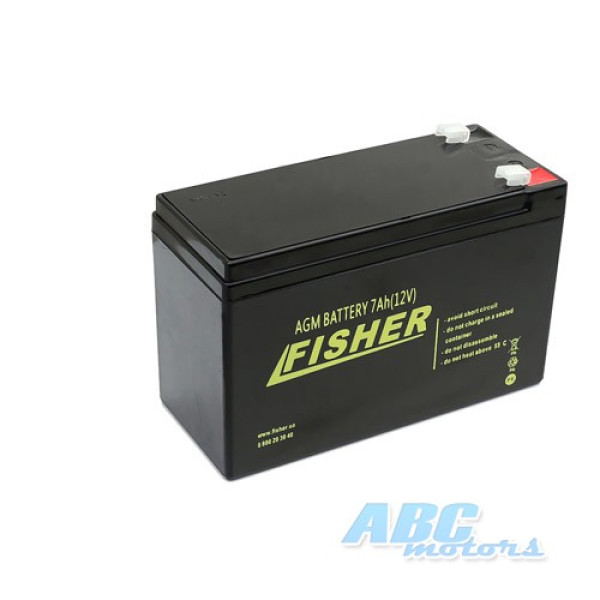 AGM аккумулятор Fisher 7Ah 12V