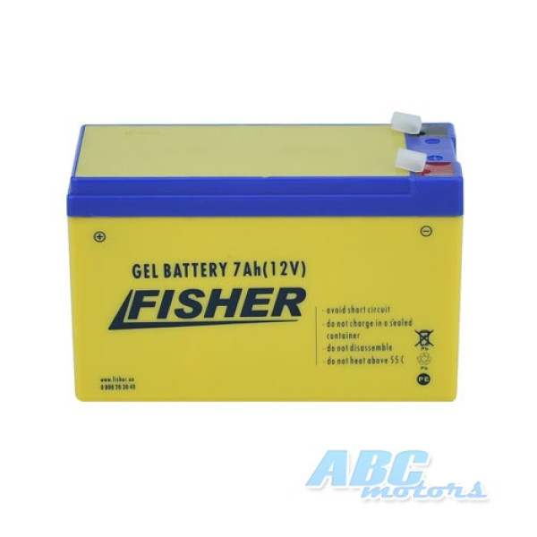 Гелевий акумулятор Fisher 7Ah 12V
