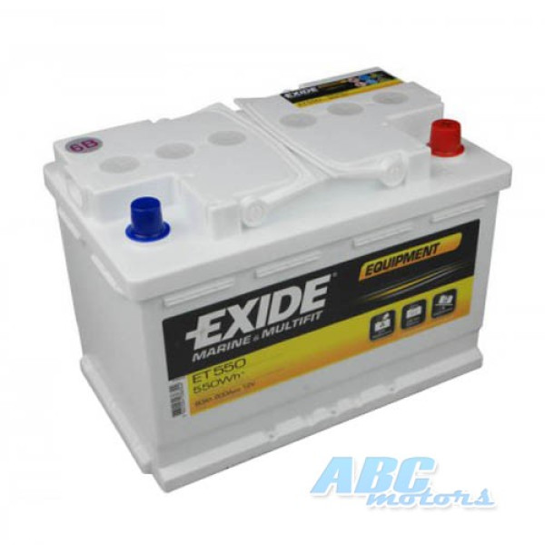 Тяговий свинцово-кислотний акумулятор Exide ET 550