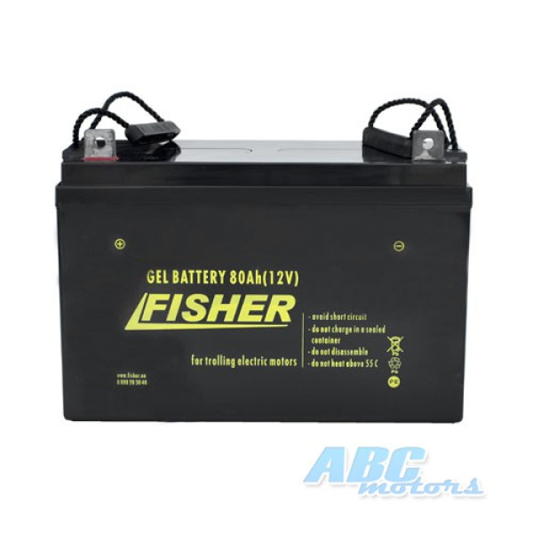 Гелевый аккумулятор Fisher 80Ah 12V