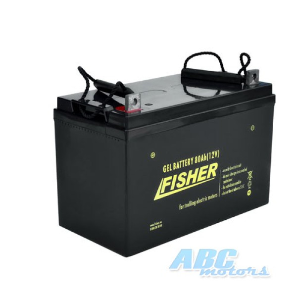 Гелевый аккумулятор Fisher 80Ah 12V