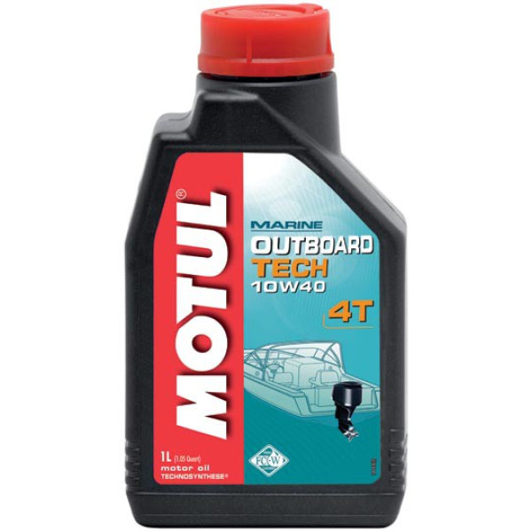 Масло моторное Motul 10w40 Outboard Tech (1 литр)