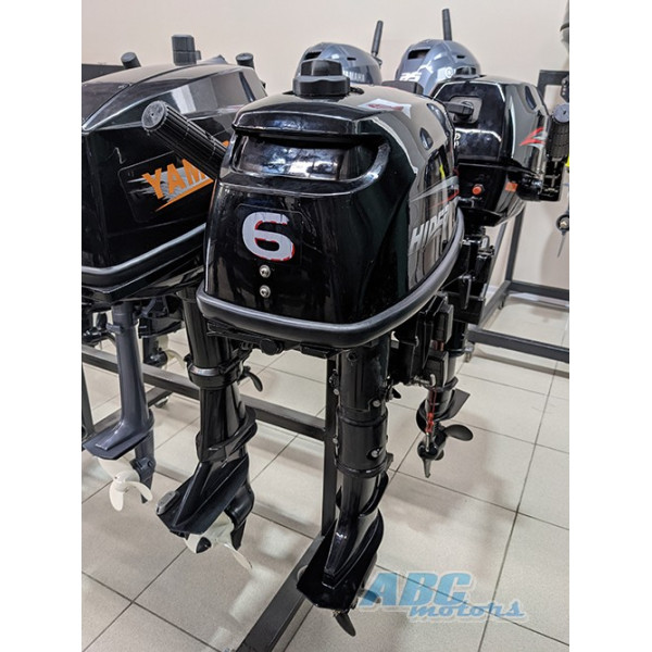 Лодочный мотор Hidea HD6FHS + 12л бак бу