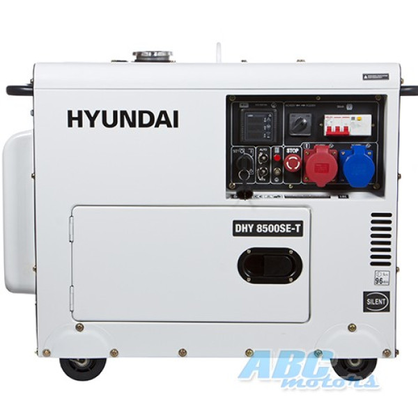 Дизельний генератор Hyundai DHY 8500SE-T