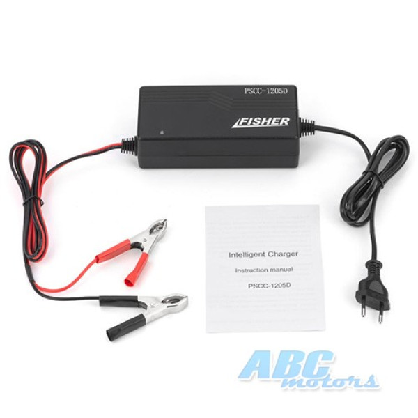 Зарядное устройство Fisher для аккумуляторов GEL и AGM 30-100Ah 12V 5A