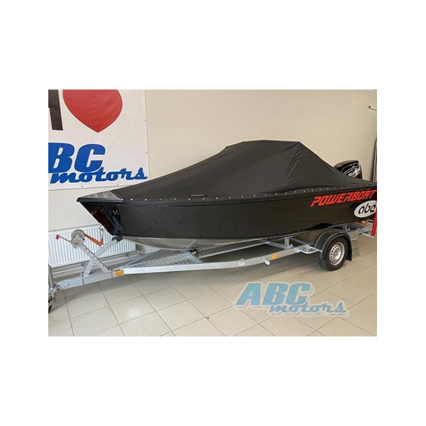 Алюминиевая лодка PowerBoat 480 L + Suzuki DF 100 BTL + Лафет