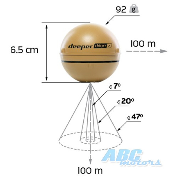 Эхолот Deeper CHIRP+ 2.0 (WiFi+GPS)
