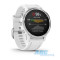 Смарт-часы Garmin fenix 6S серебристые с белым ремешком