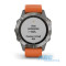 Смарт-годинник Garmin fenix 6 Sapphire з помаранчевим ремінцем