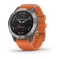 Смарт-годинник Garmin fenix 6 Sapphire з помаранчевим ремінцем