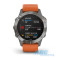 Смарт-годинник Garmin fenix 6 Sapphire з помаранчевим ремінцем