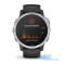 Смарт-часы Garmin fenix 6S Solar серебристые с черным ремешком