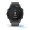 Смарт-годинник Garmin fenix 6 Pro Solar чорні з сірим ремінцем
