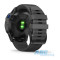 Смарт-годинник Garmin fenix 6 Pro Solar чорні з сірим ремінцем