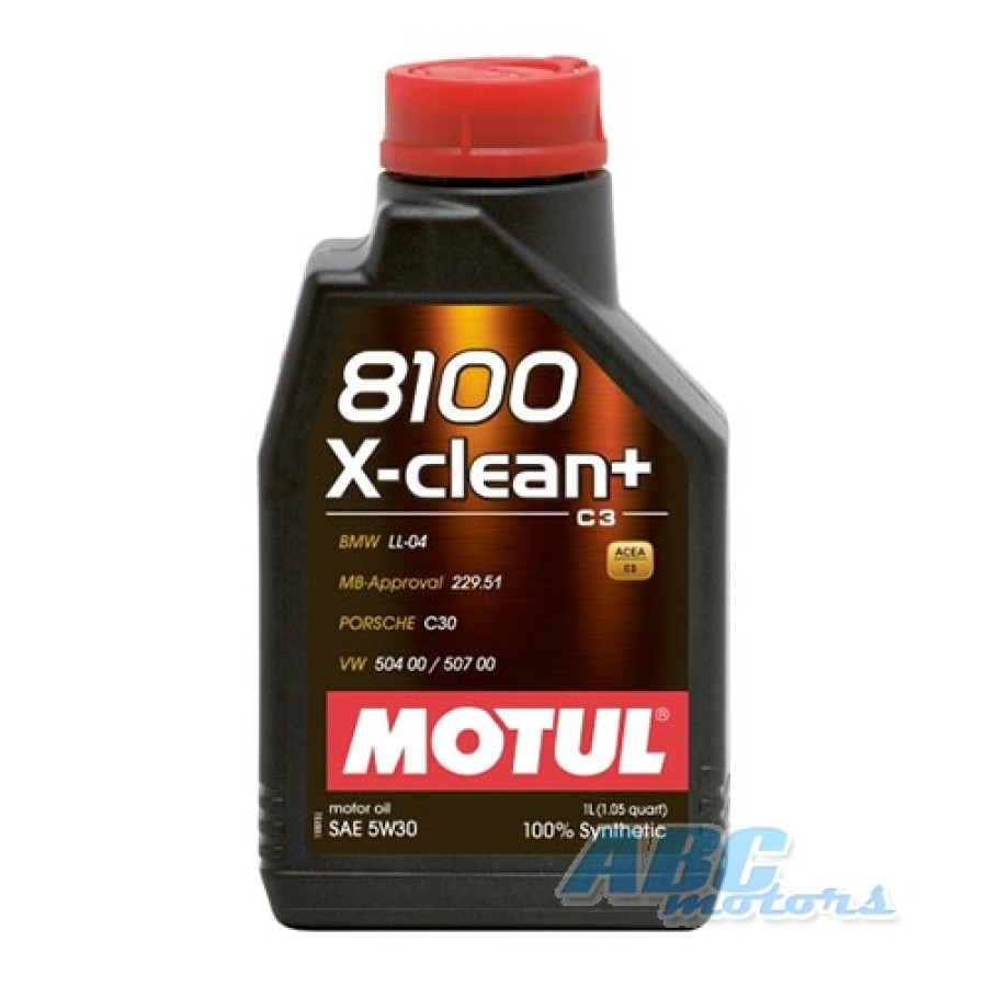 Купить Motul 8100 X-Clean+ 5W-30 1L 4-х тактное масло в Киеве