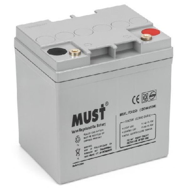 Гелевый аккумулятор Must 24Ah 12v