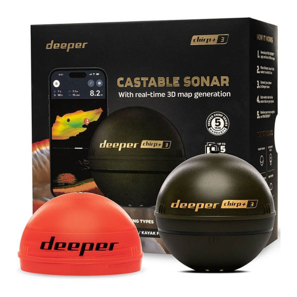 Эхолот Deeper CHIRP+ 3.0 (WiFi+GPS)