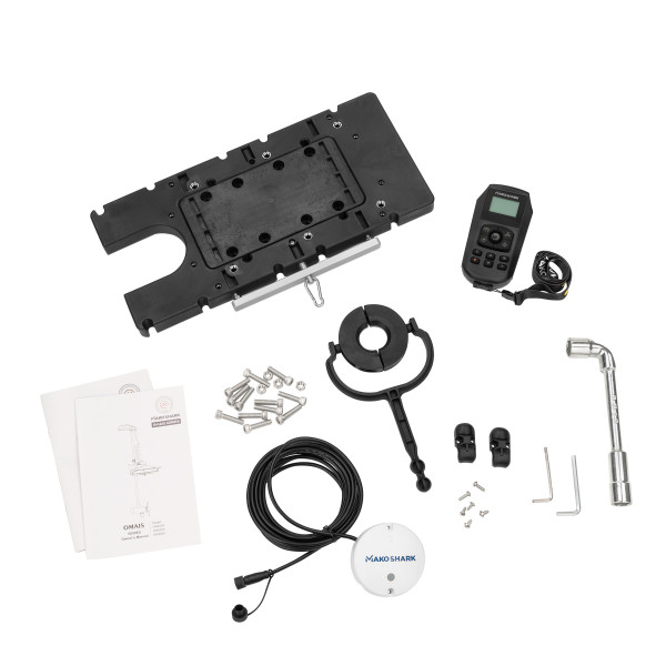 Електромотор до човна Makoshark OMS250F-73 86 Lbs 24V GPS 152 см