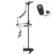 Лодочный электромотор Makoshark SV155-60 65 Lbs 12V GPS 152 см безщеточный белый